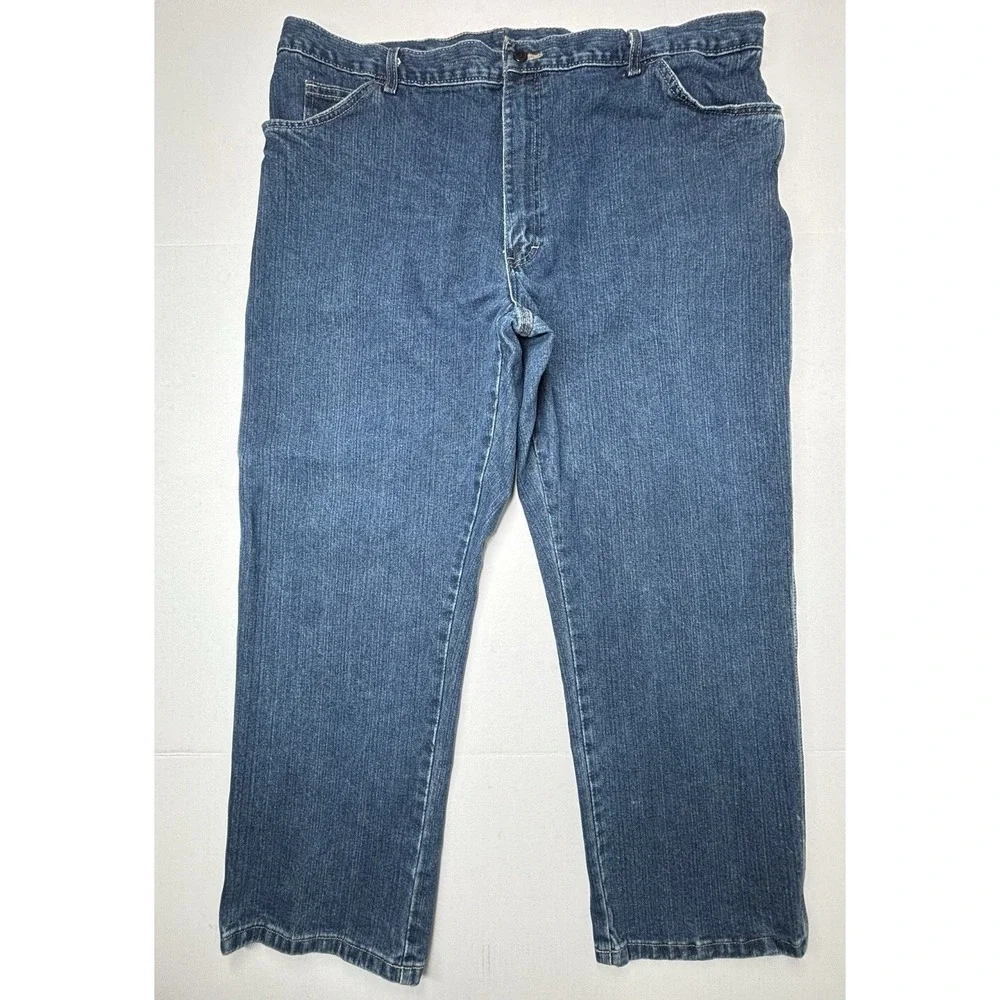 Dickies Men's 44x30 Heavyweight Relaxed Fit Carpenter Workwear Jeans 1993THK GUC